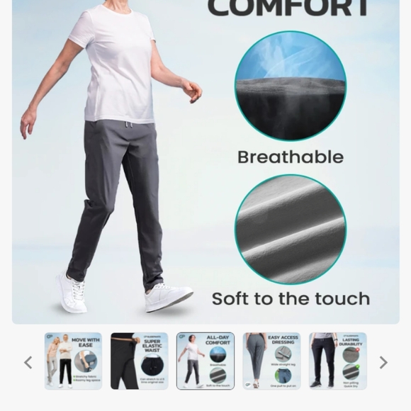 🫟3/$20🫟💙👖Unisex XL, Regular Full length Glidepants👖💙 - Picture 4 of 16